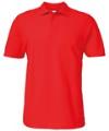 GD35 64800 Softstyle Adult Double Pique Polo Shirt Red colour image